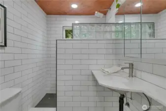 Upgraded bathroom