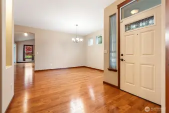 Beautiful hardwood floors