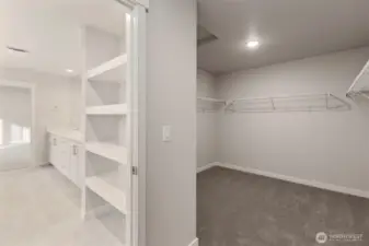 Upstairs Primary Closet