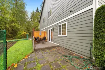 Low-maintenance yard.