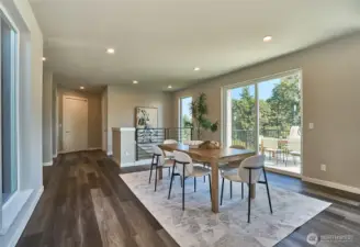 This photo is of the model home.