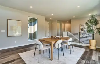 This photo is of the model home.