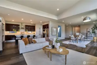 This photo is of the model home.