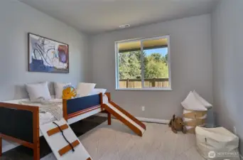 This photo is of the model home.