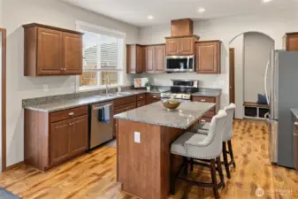 Large Kitchen with Island