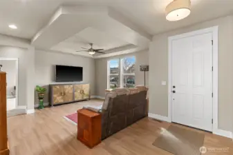 Spacious living room.