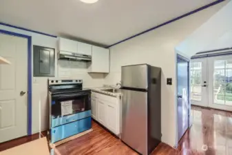 The 2nd kitchen added in a 2023 remodel, located just off the family room.