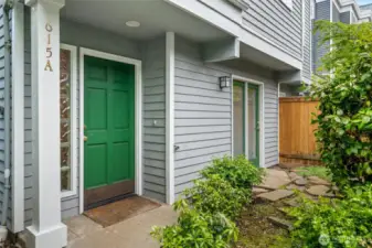 Private gated entry leads to this great townhouse on Federal Ave E!