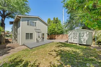 Backyard and trex deck