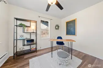 Office space off of front living room
