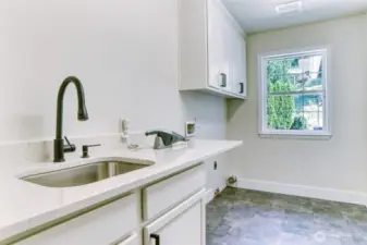 laundry on Main Floor