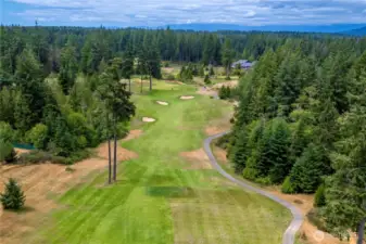 How cool is it that you can walk to the golf course!