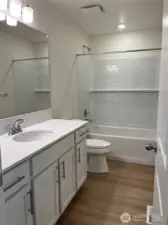 Second floor full bath