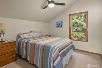 A bonus room upstairs for an office, sleeping room, you can use your imagination!