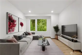 Virtual Staging for an alternate perspective on furnishing.  Also see staged model home photos.