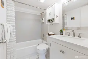 Primary ensuite bath.