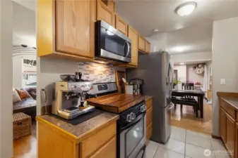 Cook your meals on the GAS range!