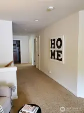 Loft looking down hall