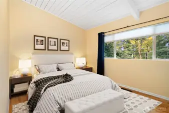 Digitally staged Bedroom #2