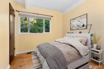 Digitally staged bedroom #3