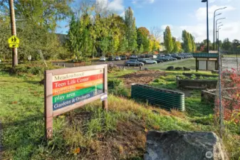 Garden center and orchards nearby too