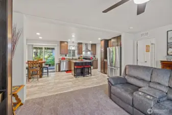 Kitchen with eating space