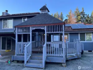 Gazebo with Hot Tub