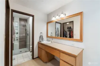 Bath off Primary with large counter space