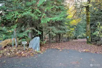 Nice gated entry leads to this private sanctuary