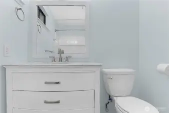 Updated full bath upstairs