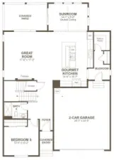 Coronado Plan. Main Floor.