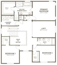 Coronado Plan. Second Floor.