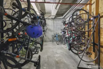 Bike Room on Garage Level P1