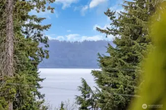 Partial View of Poverty Bay through expansive windows.