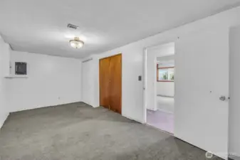 Office/Den or Bonus Room located at the end of the lower level hallway