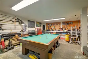 Lots of Room in Shop for projects, toys, sports or whatever!