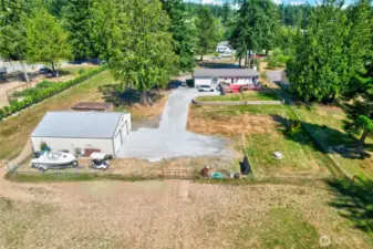 Another aerial view from back of property