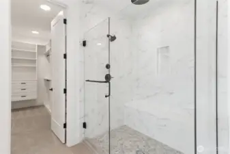 Primary Bath | Similar home for demonstration purposes only.  Colors and features will vary.  You will choose your interior finishes at our award winning design studio.