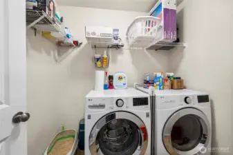 Washer and dryer included