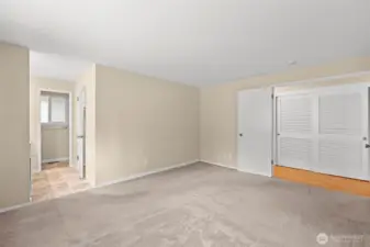 Master bedroom - entrance to closet & on-suite bath