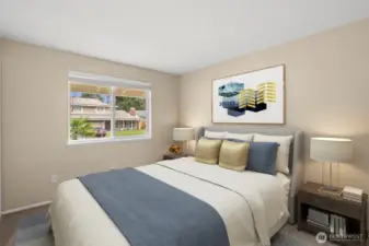 Virtually staged guest room #2