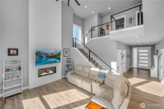 20 foot ceilings living area and amazing design