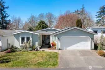 Front of home. House has hardiplank siding.