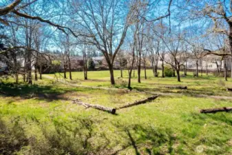 Oak Preserve Greenbelt with walking path
