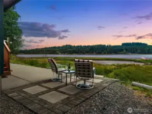 Peaceful evening view