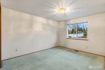 Bedroom #3 features a large walk in closet.