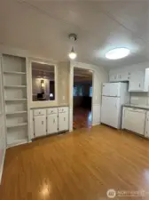 Pass through serving area