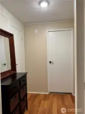 Entry from front porch