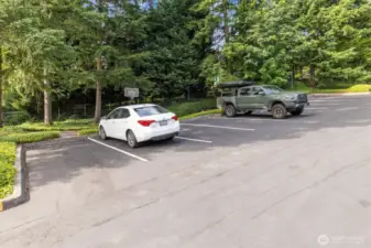 Lots of guest parking
