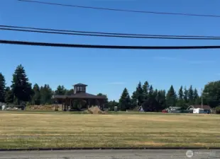 Everything in town is just steps away from this central location, including this new park